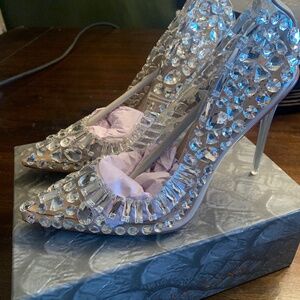 Azalea Wang Glass Clear 8 Heels